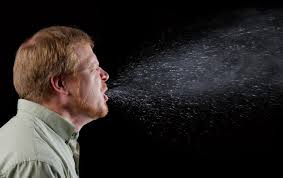 Sneezing man